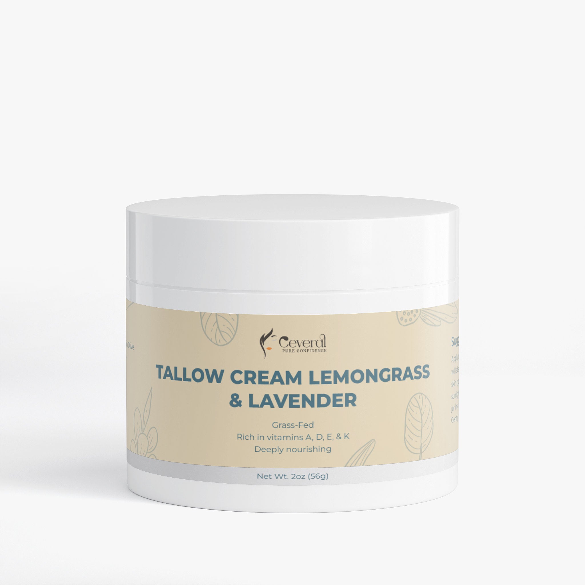 Tallow Cream Lemongrass & Lavender